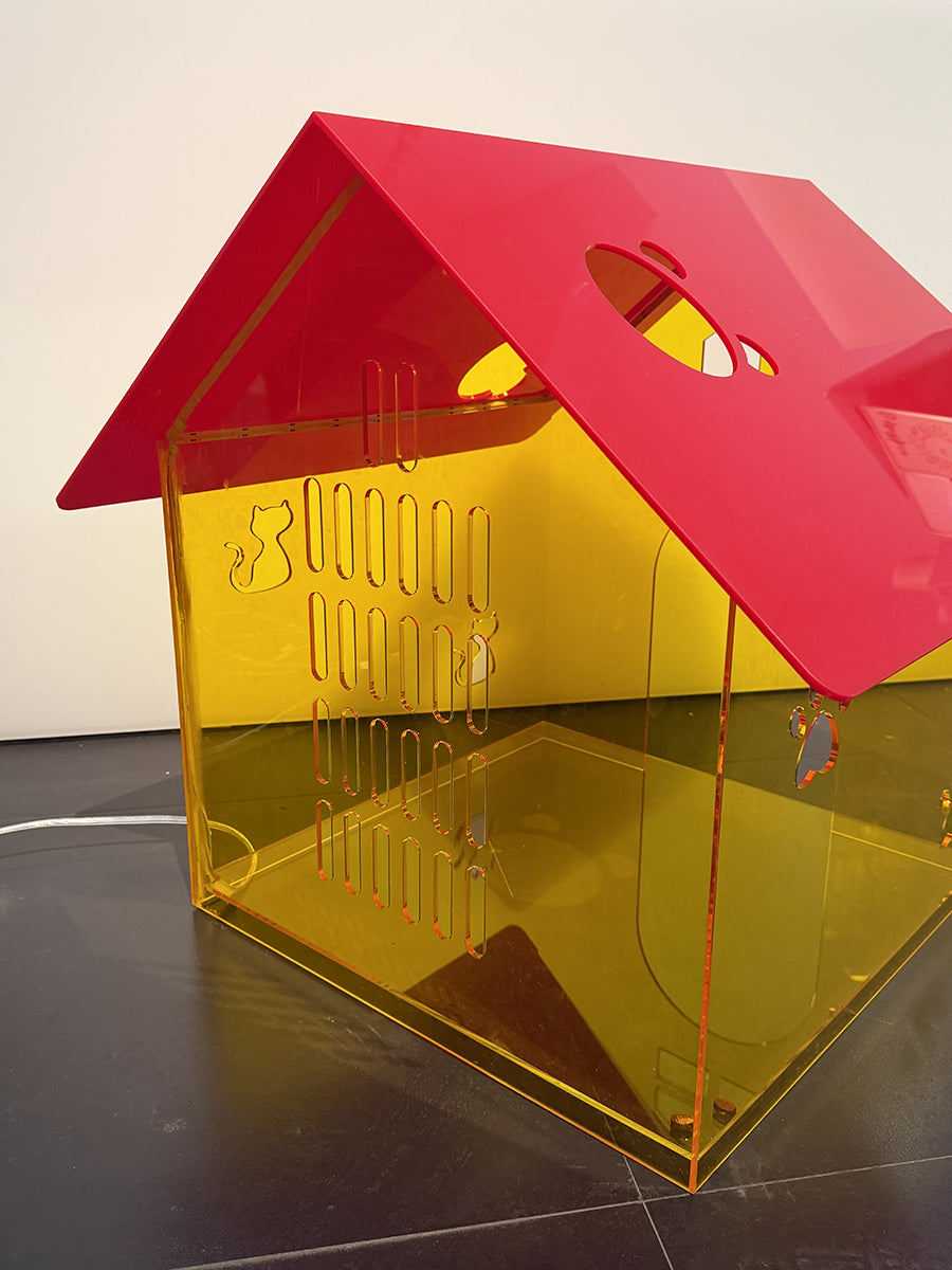 LED Acrylic House Cat House