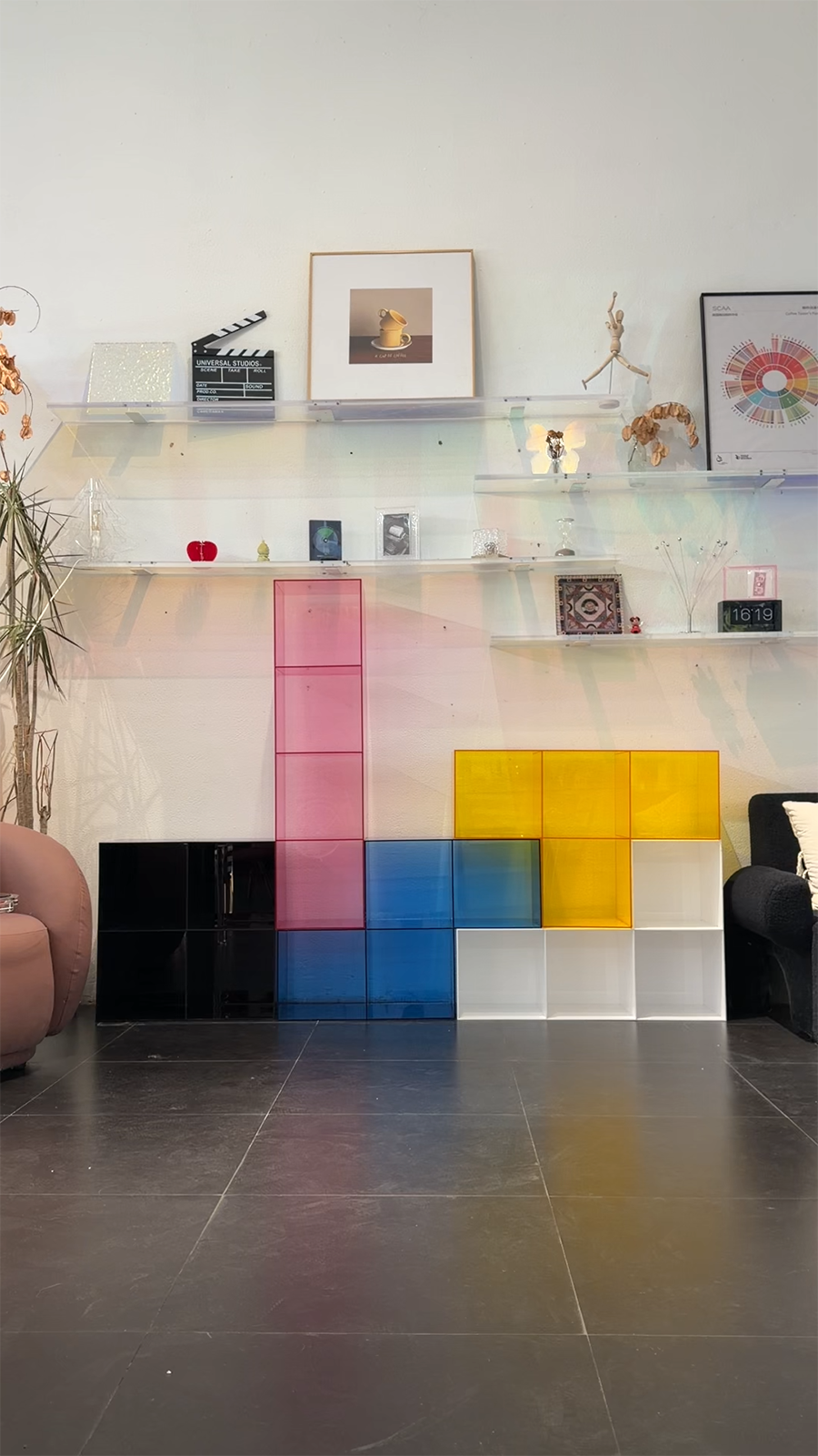 Tetris Acrylic Storage Bins