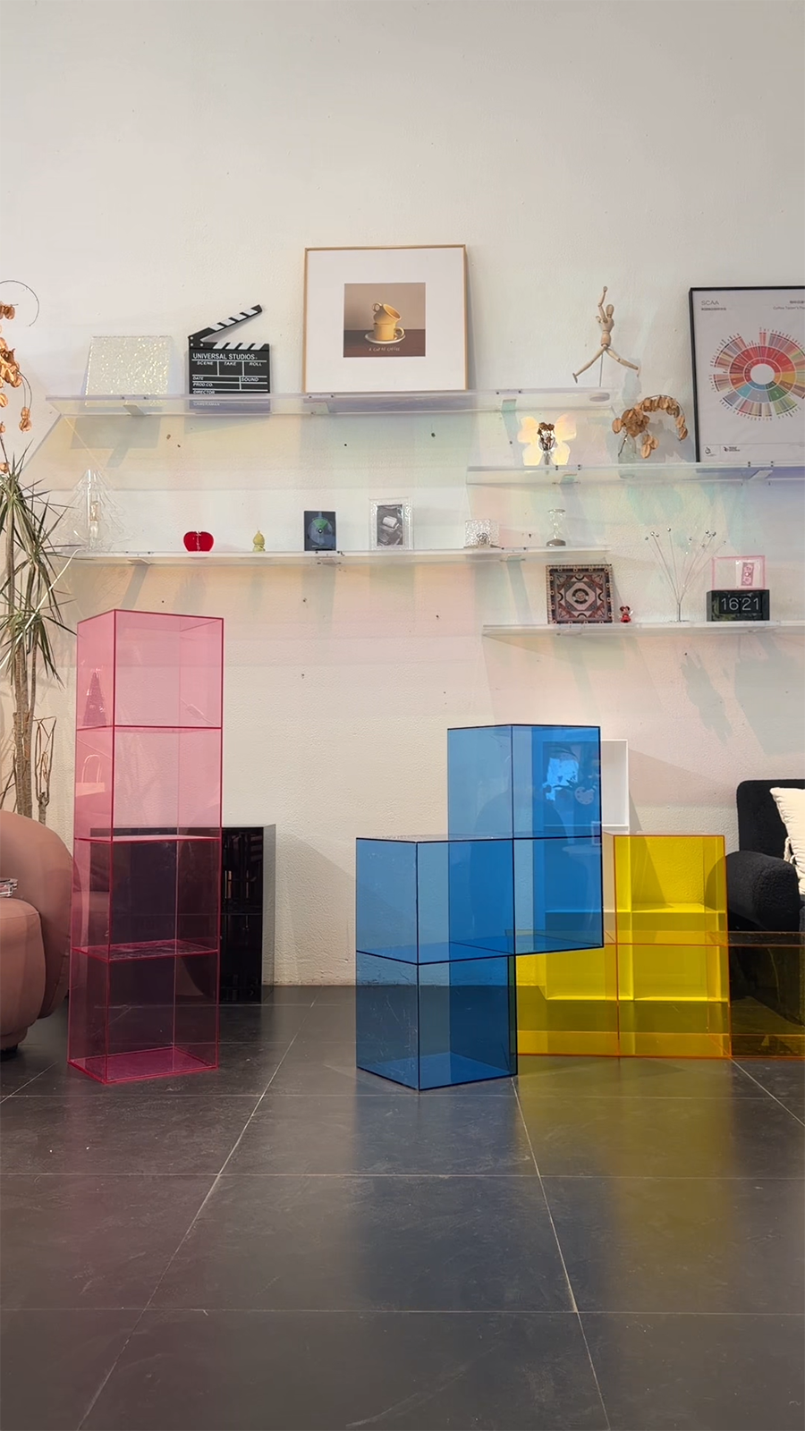 Tetris Acrylic Storage Bins